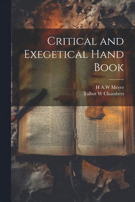 Critical and Exegetical Hand Book 1