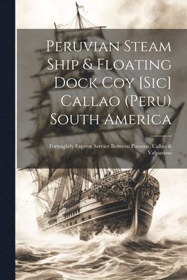 Peruvian Steam Ship & Floating Dock Coy [sic] Callao (Peru) South America 1