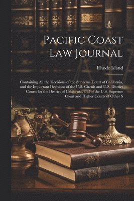 bokomslag Pacific Coast Law Journal