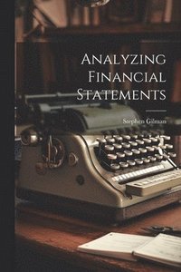 bokomslag Analyzing Financial Statements