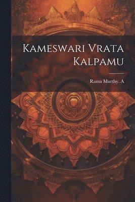 bokomslag Kameswari Vrata Kalpamu