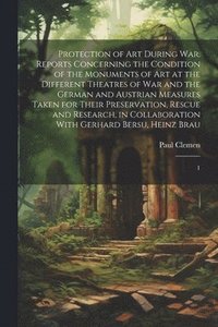 bokomslag Protection of art During war. Reports Concerning the Condition of the Monuments of art at the Different Theatres of war and the German and Austrian Measures Taken for Their Preservation, Rescue and...