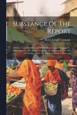 Substance Of The Report 1