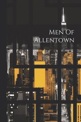 bokomslag Men Of Allentown