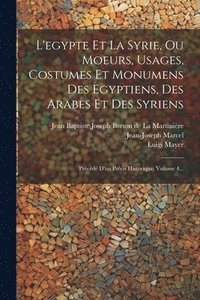 bokomslag L'egypte Et La Syrie, Ou Moeurs, Usages, Costumes Et Monumens Des Egyptiens, Des Arabes Et Des Syriens