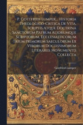 bokomslag P. Gottfridi Lumper, ... Historia Theologico-critica De Vita, Scriptis Atque Doctrina Sanctorum Patrum Aliorumque Scriptorum, Ecclesiasticorum Trium Primorum Saeculorum Ex Virorum Doctissimorum Lit...