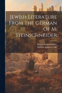 bokomslag Jewish Literature From The German Of M. Steinschneider