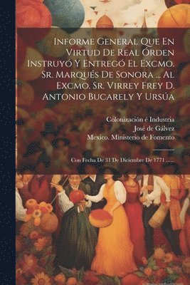 bokomslag Informe General Que En Virtud De Real rden Instruy Y Entreg El Excmo. Sr. Marqus De Sonora ... Al Excmo. Sr. Virrey Frey D. Antonio Bucarely Y Ursa