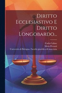 bokomslag Diritto Ecclesiastivo E Diritto Longobardo...