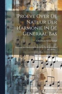 bokomslag Proeve Over De Natuur Der Harmonie In De Generaal Bas