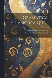 bokomslag Gramática Chamorra Que...