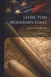 bokomslag Lehre vom modernen Staat