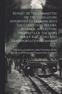 bokomslag Report Of The Committee Of The Legislature Appointed To Examine Into The Condition, Affairs, Revenue, And Future Prospects Of The New-jersey Rail Road And Transportation Company