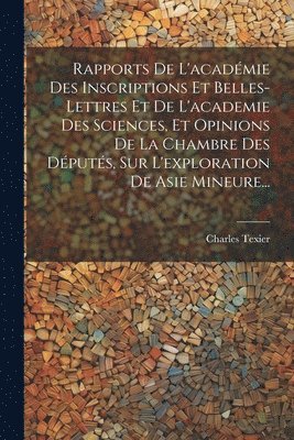 Rapports De L'académie Des Inscriptions Et Belles-lettres Et De L'academie Des Sciences, Et Opinions De La Chambre Des Députés, Sur L'exploration De Asie Mineure...