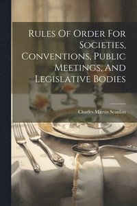 bokomslag Rules Of Order For Societies, Conventions, Public Meetings, And Legislative Bodies