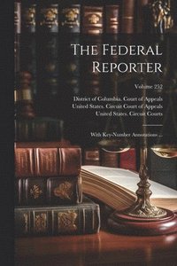 bokomslag The Federal Reporter