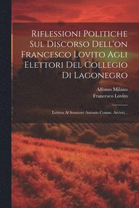 bokomslag Riflessioni Politiche Sul Discorso Dell'on Francesco Lovito Agli Elettori Del Collegio Di Lagonegro