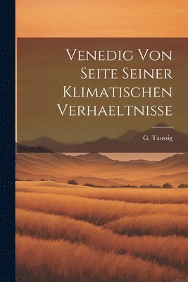 bokomslag Venedig von Seite Seiner Klimatischen Verhaeltnisse