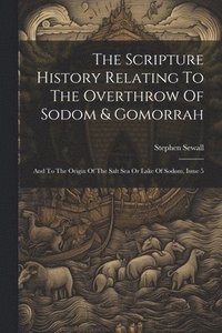 bokomslag The Scripture History Relating To The Overthrow Of Sodom & Gomorrah