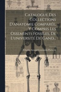 bokomslag Catalogue Des Collections D'anatomie Compare, Y Compris Les Ossements Fossiles, De L'universit De Gand...