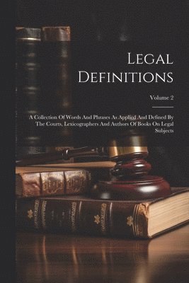 bokomslag Legal Definitions