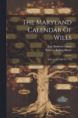bokomslag Maryland Calendar Of Wills
