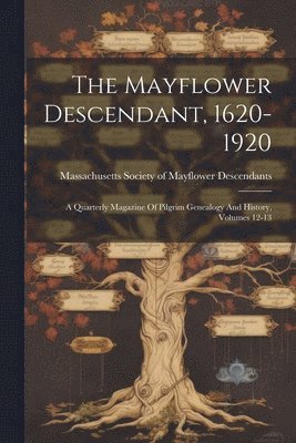 Massachusetts Society of Mayflower de - Mayflower Descendant, 1620-1920, Häftad