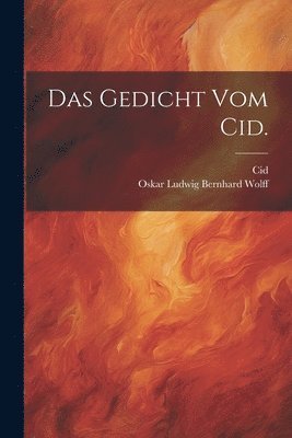 bokomslag Das Gedicht vom Cid.