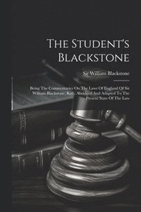 bokomslag The Student's Blackstone