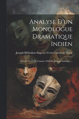 bokomslag Analyse D'un Monologue Dramatique Indien