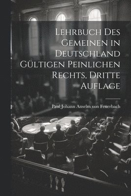 bokomslag Lehrbuch des Gemeinen in Deutschland Gltigen Peinlichen Rechts, dritte Auflage