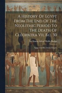 bokomslag A History Of Egypt From The End Of The Neolithic Period To The Death Of Cleopatra Vii, B.c. 30