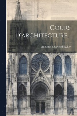 Cours D'architecture... 1