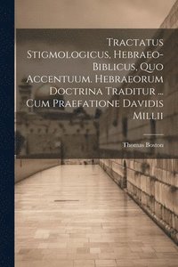 bokomslag Tractatus Stigmologicus, Hebraeo-biblicus, Quo Accentuum. Hebraeorum Doctrina Traditur ... Cum Praefatione Davidis Millii