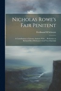 bokomslag Nicholas Rowe's Fair Penitent