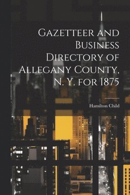 Hamilton B. Child - Gazetteer and Business Directory of Allegany County, N. Y. for 1875, Häftad