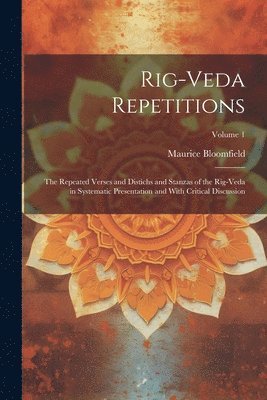 bokomslag Rig-veda Repetitions