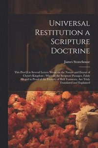 bokomslag Universal Restitution a Scripture Doctrine