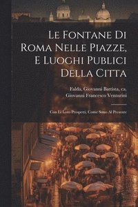 bokomslag fontane di Roma nelle piazze, e luoghi publici della citta