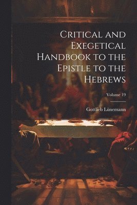 bokomslag Critical and Exegetical Handbook to the Epistle to the Hebrews; Volume 19