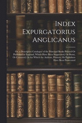 bokomslag Index Expurgatorius Anglicanus