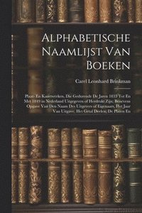 bokomslag Alphabetische Naamlijst Van Boeken