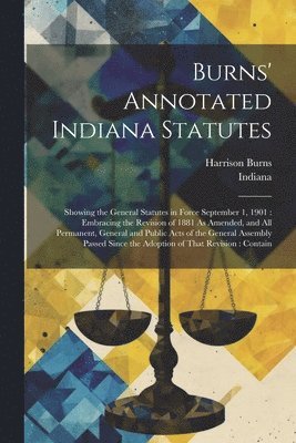 bokomslag Burns' Annotated Indiana Statutes