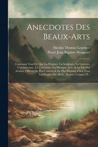 bokomslag Anecdotes Des Beaux-Arts