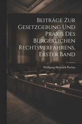 bokomslag Beiträge zur Gesetzgebung und Praxis des bürgerlichen Rechtsverfahrens, Erster Band