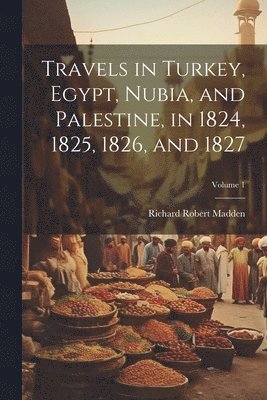 Richard Robert Madden - Travels in Turkey, Egypt, Nubia, and Palestine, in 1824, 1825, 1826, and 1827; Volume 1, Häftad