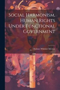 bokomslag Social Harmonism, Human Rights Under Functional Government