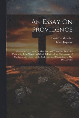 bokomslag An Essay On Providence