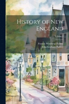 Francis Winthrop Palfrey, John Gorham Palfrey - History of New England; Volume 3, Häftad