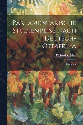 Parlamentarische Studienreise Nach Deutsch-Ostafrika 1